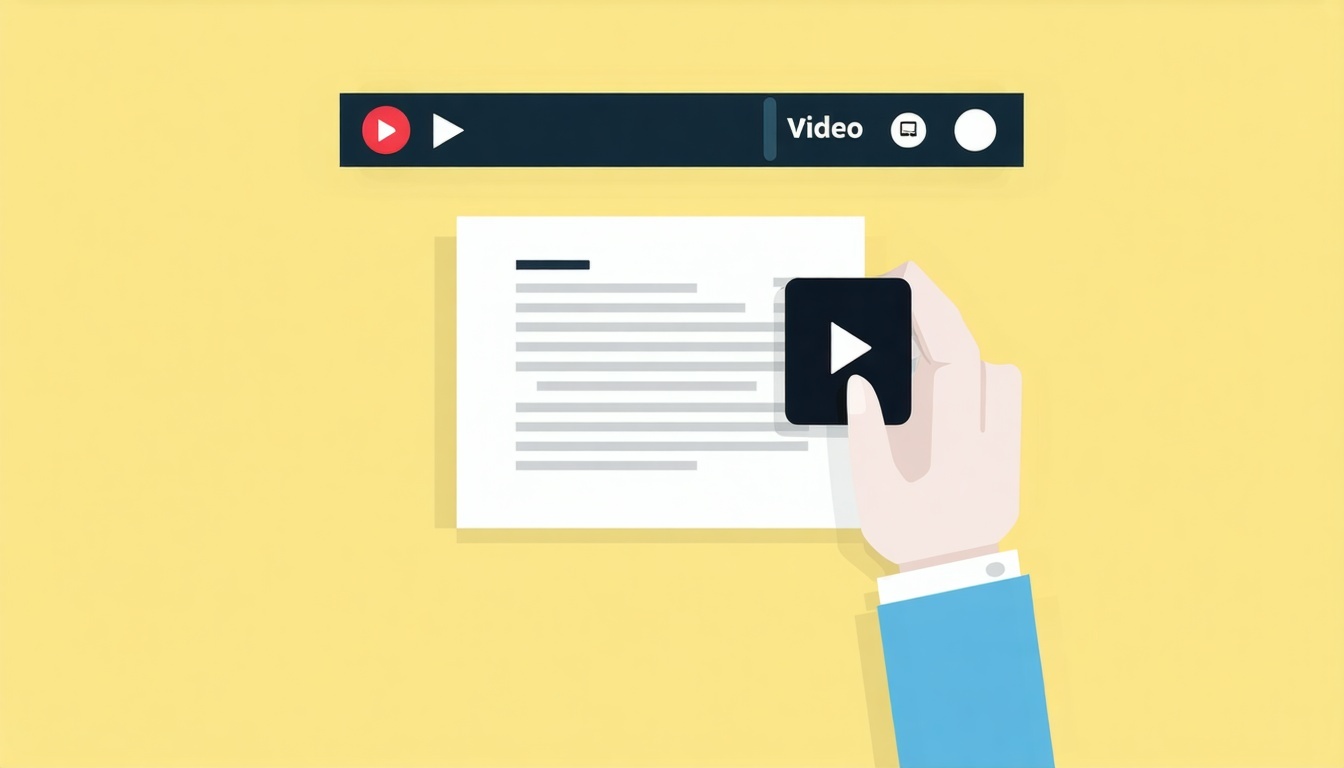 focus with user script video flat vector-1
