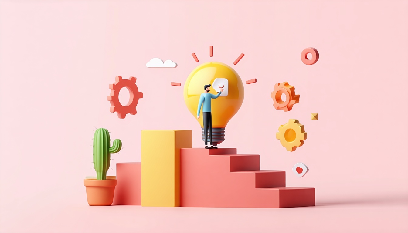 unique advantage of 3d explainer video flat vector-1