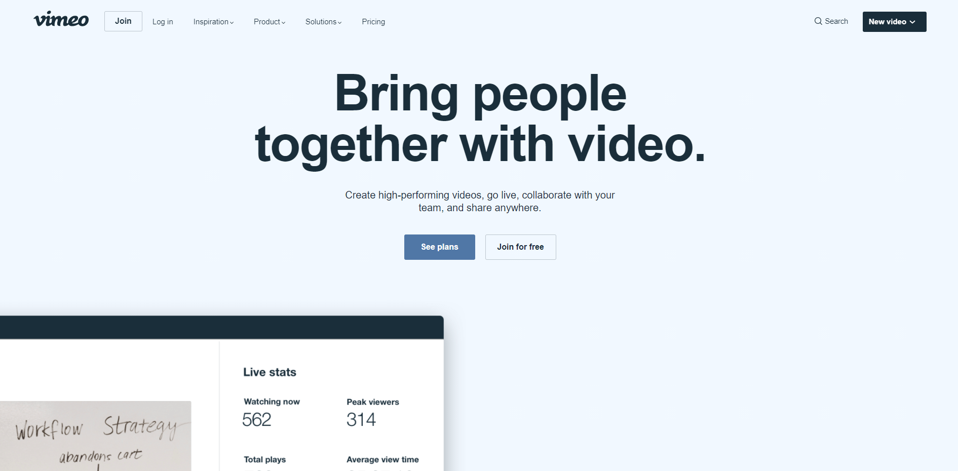 Vimeo header