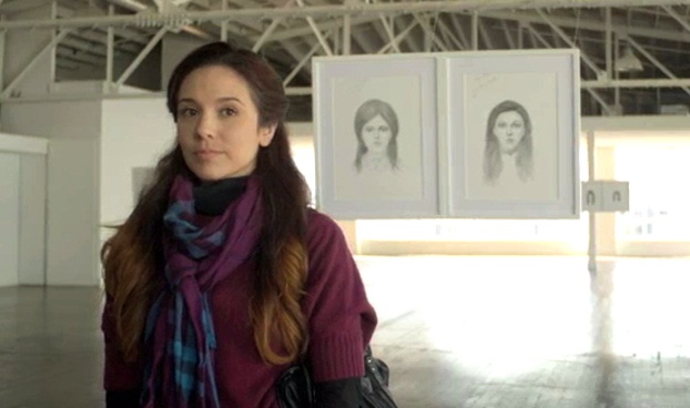 A woman in Dove's 'Real Beauty Sketches' video