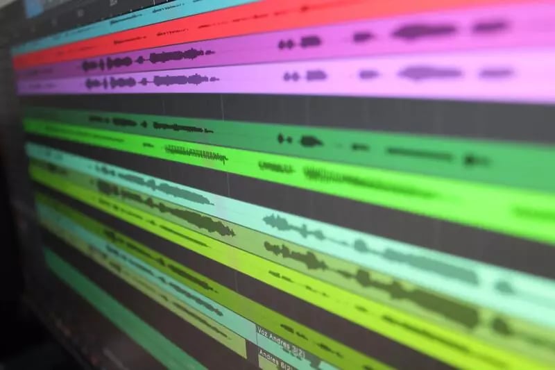 behind the scenes of a video production agency